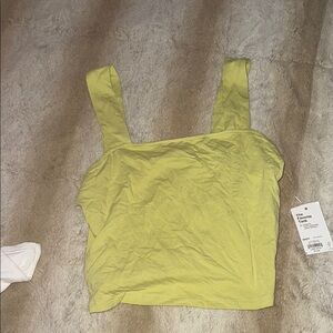 Women's Yellow Tank Top